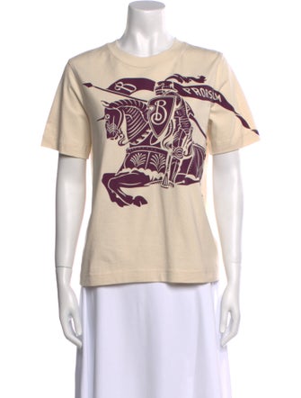 Burberry Graphic Print Crew Neck T-Shirt