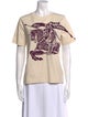 Burberry Graphic Print Crew Neck T-Shirt