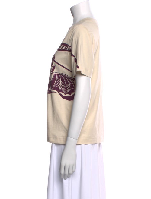 Burberry Graphic Print Crew Neck T-Shirt