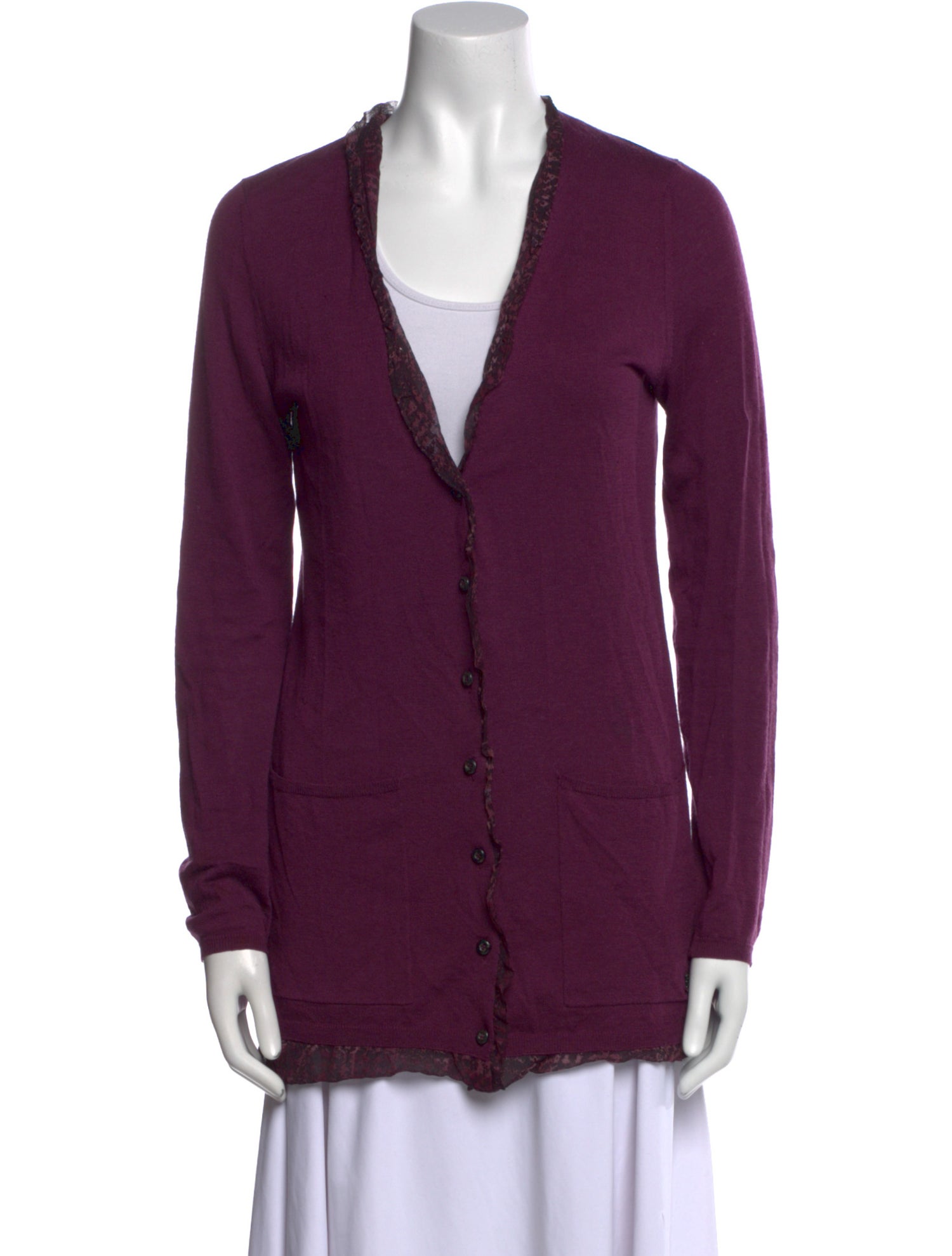 Burberry Wool V-Neck Sweater