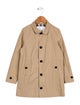 Burberry kid girls' neutral coat