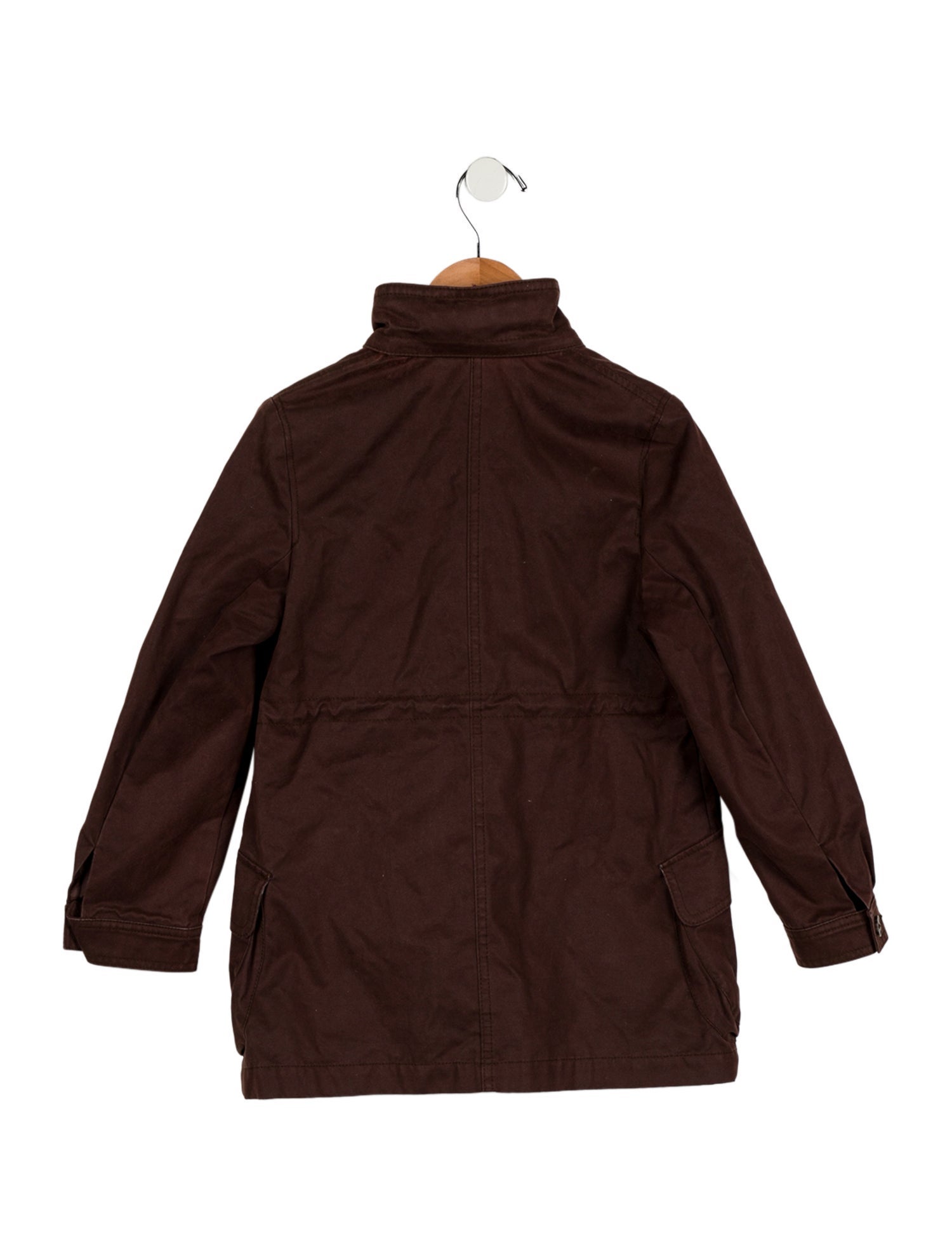Burberry kid boys' brown coat
