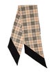Burberry Silk Nova Check Pattern Scarf