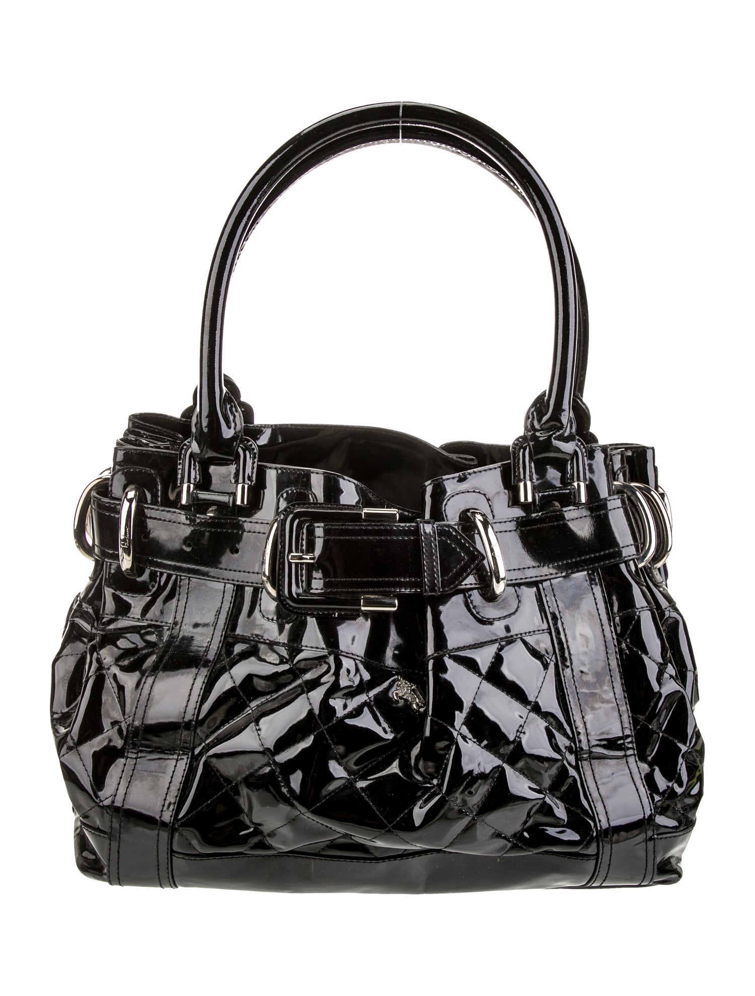 Burberry Quilted Top Handle Bag