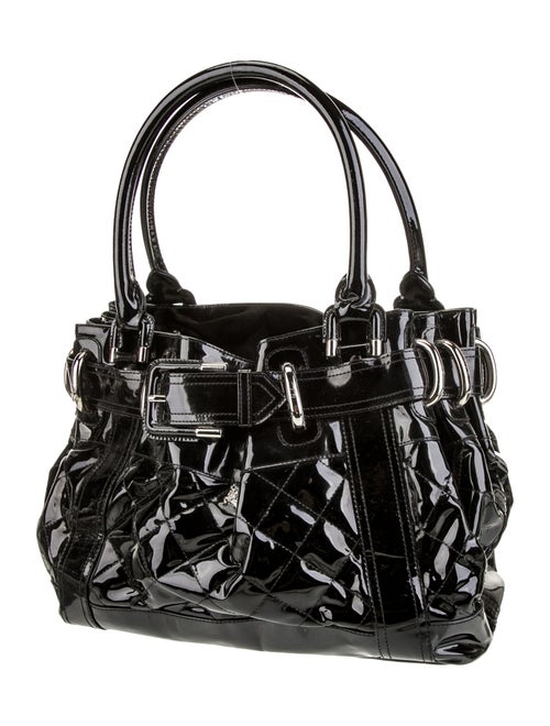 Burberry Quilted Top Handle Bag