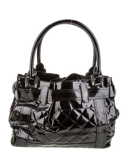 Burberry Quilted Top Handle Bag