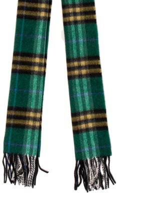 Burberry Cashmere Striped Scarf