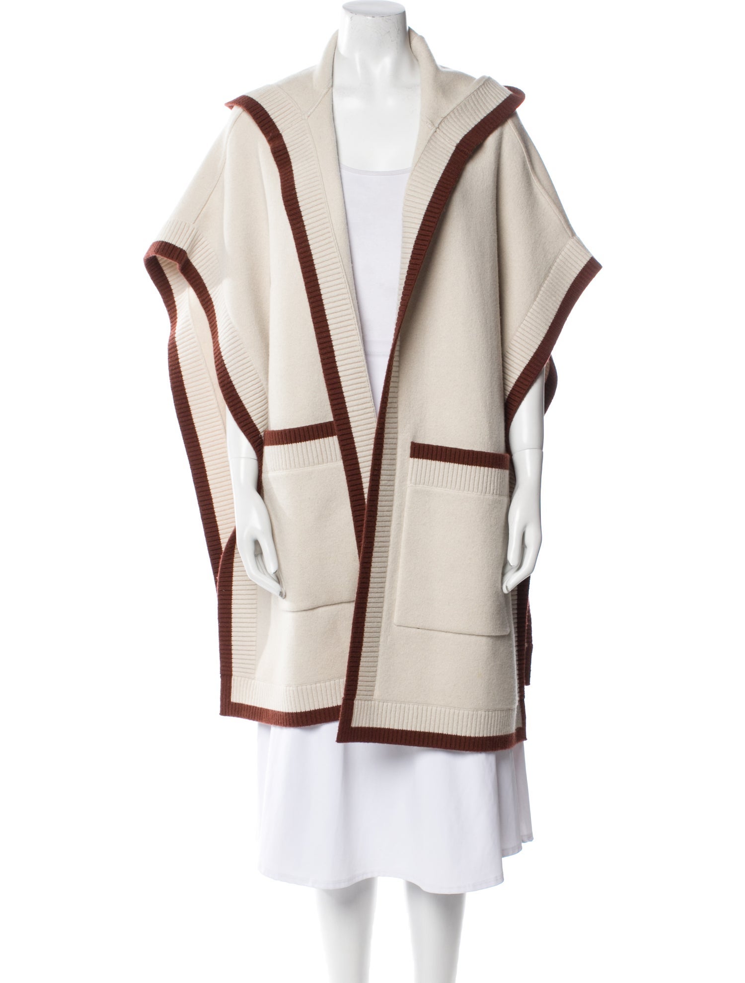 Burberry Wool Colorblock Pattern Coat