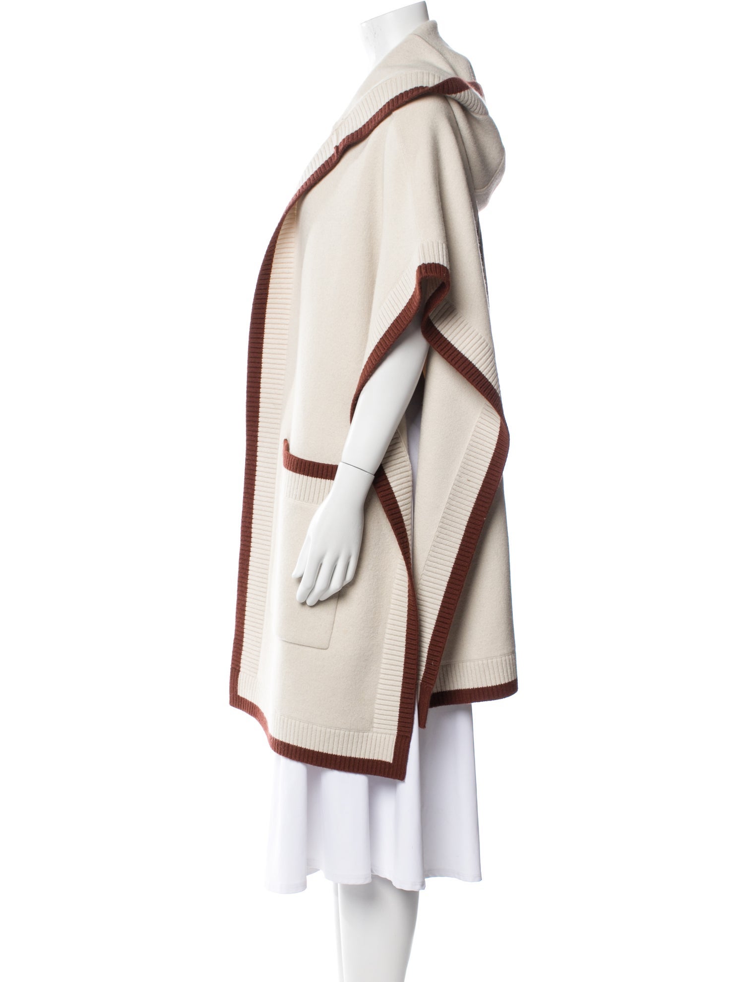 Burberry Wool Colorblock Pattern Coat