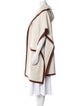 Burberry Wool Colorblock Pattern Coat