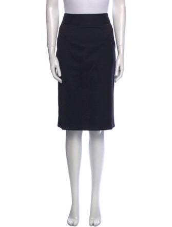 Burberry Virgin Wool Knee-Length Skirt