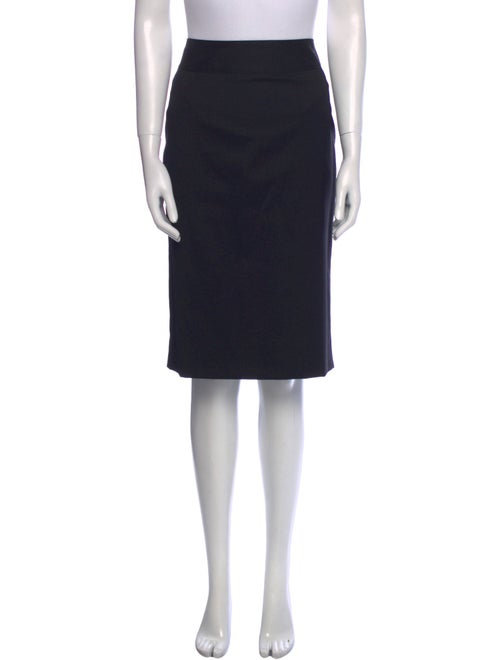 Burberry Virgin Wool Knee-Length Skirt