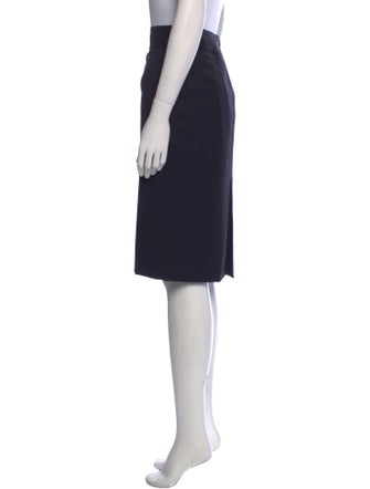 Burberry Virgin Wool Knee-Length Skirt