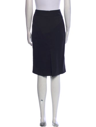 Burberry Virgin Wool Knee-Length Skirt