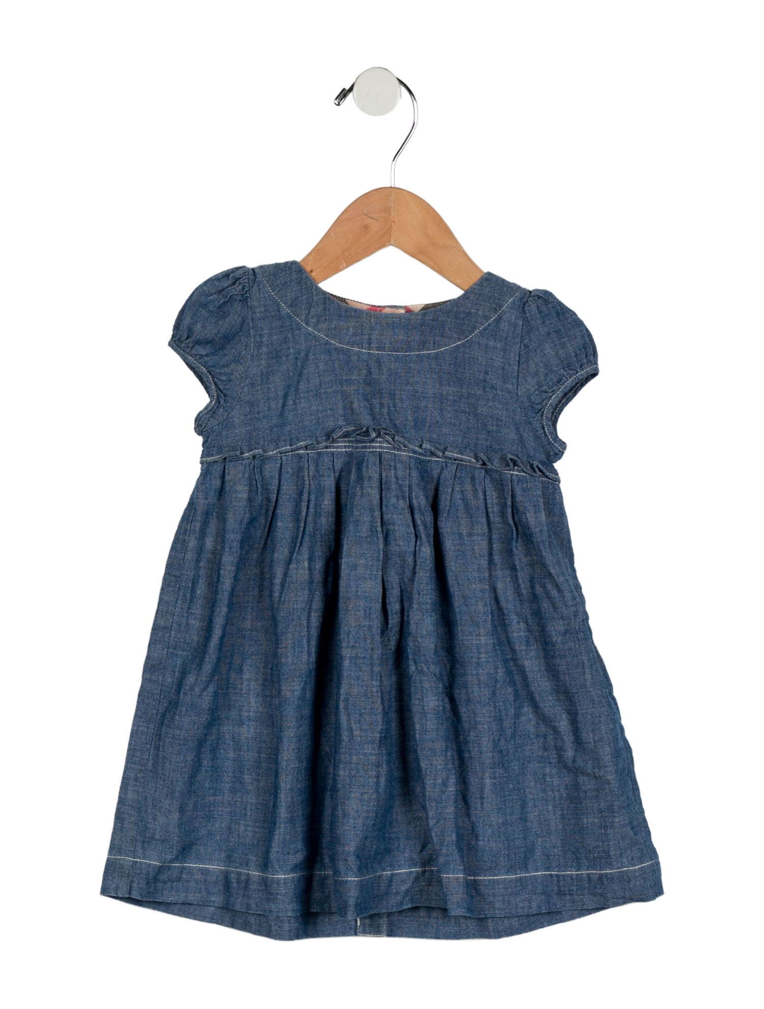 Burberry infant girls' blue dress
