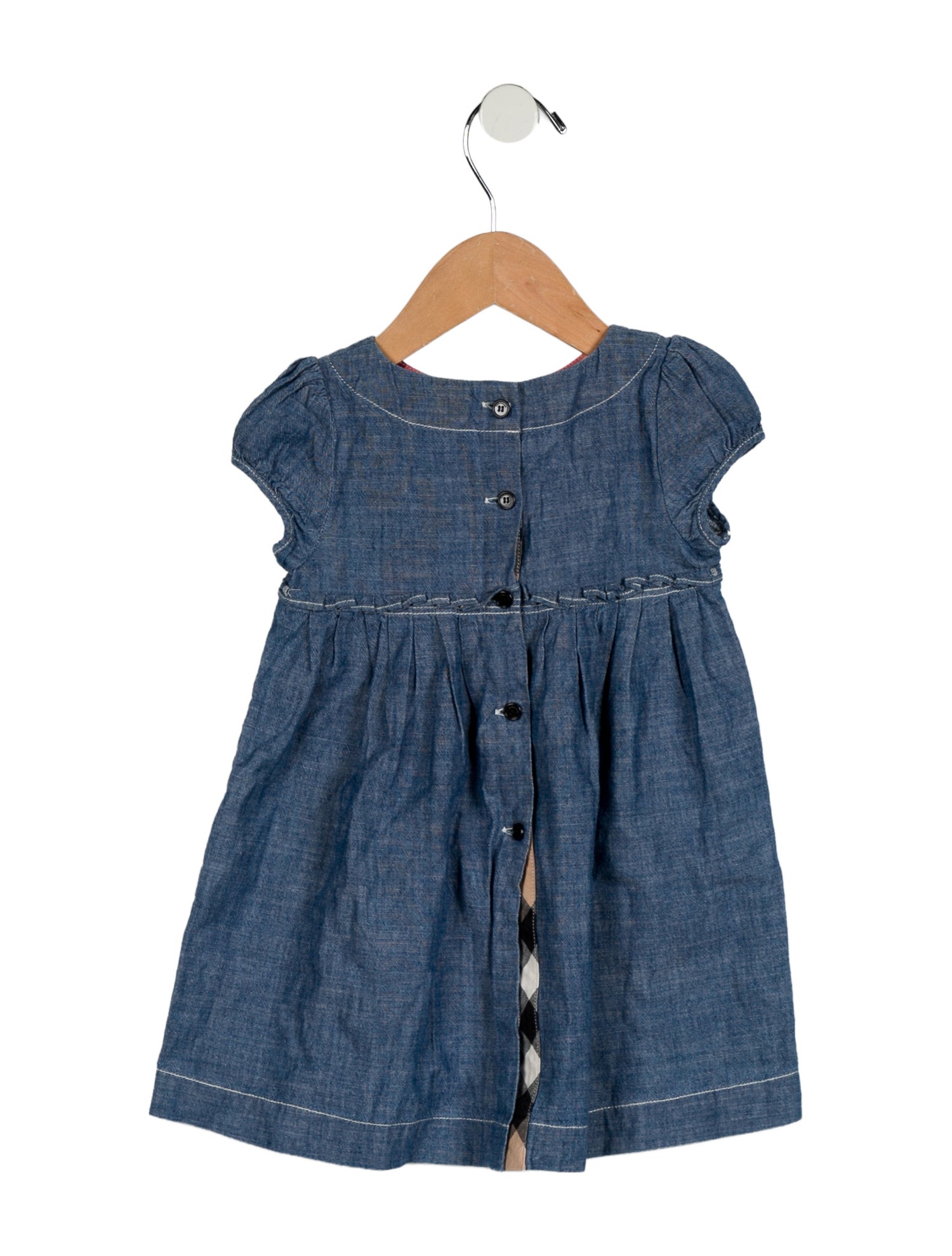 Burberry infant girls' blue dress