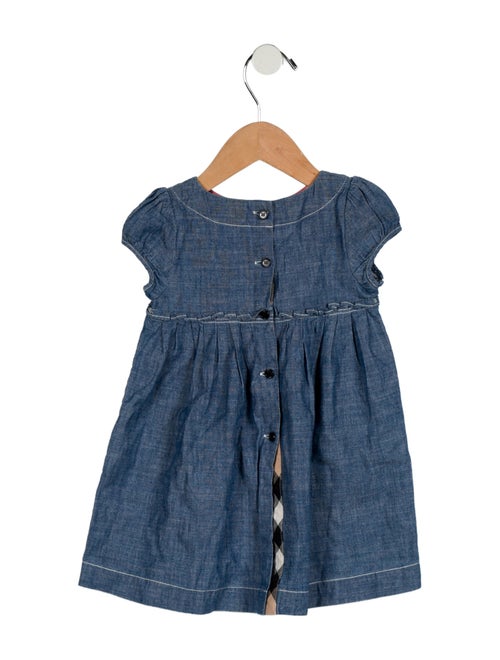 Burberry infant girls' blue dress