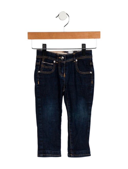 Burberry toddler girls' blue jean pants