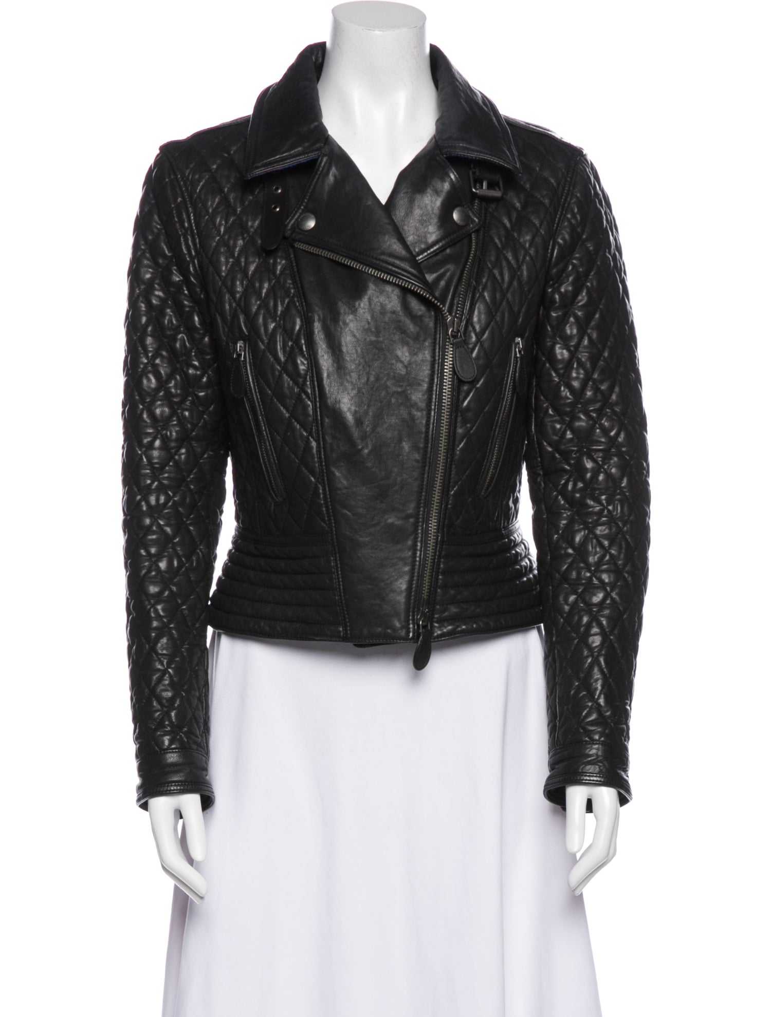 Burberry Leather Biker Jacket