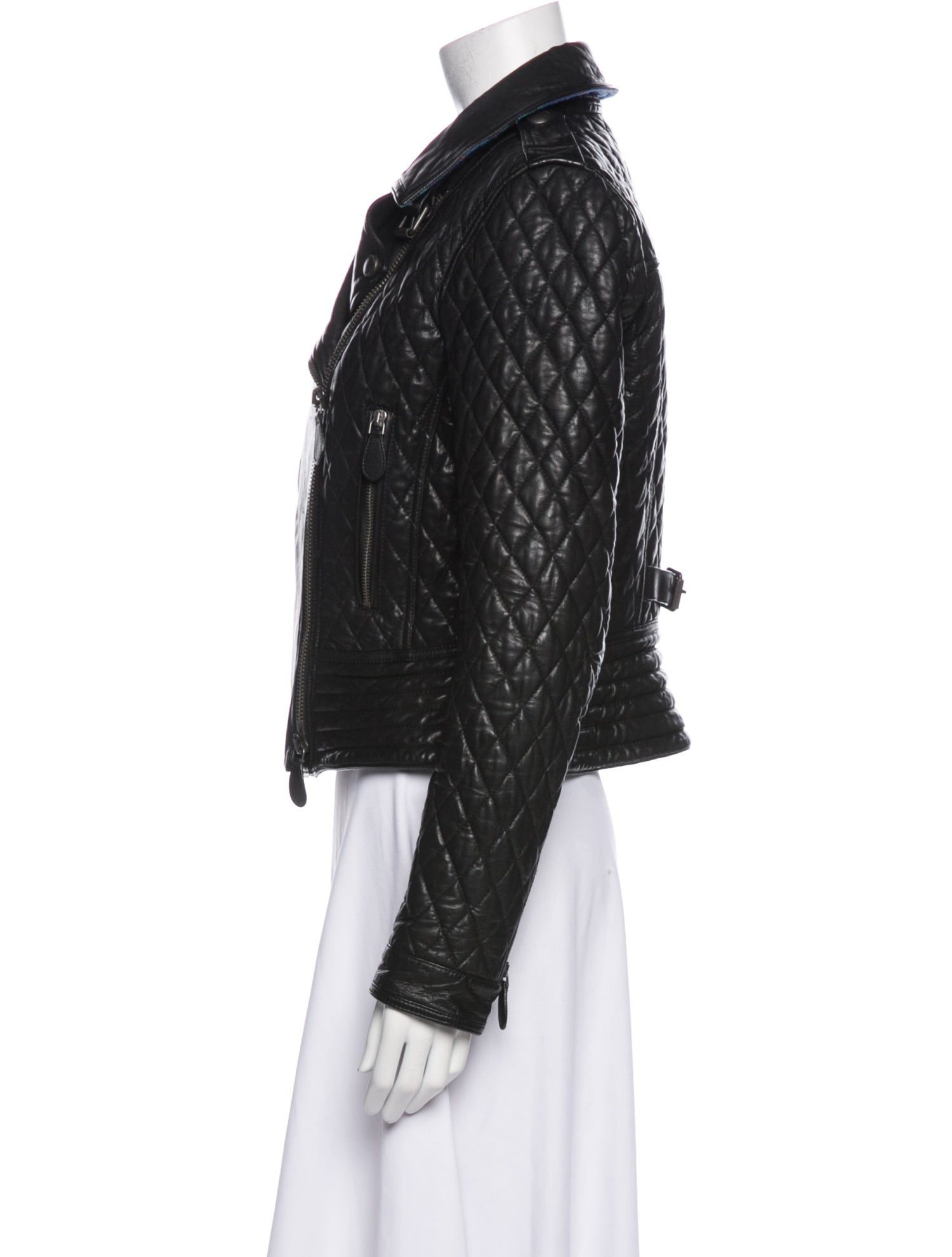 Burberry Leather Biker Jacket