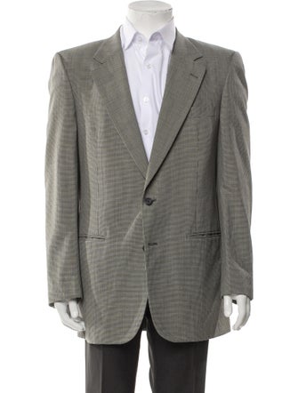 Burberry's Houndstooth Print Blazer
