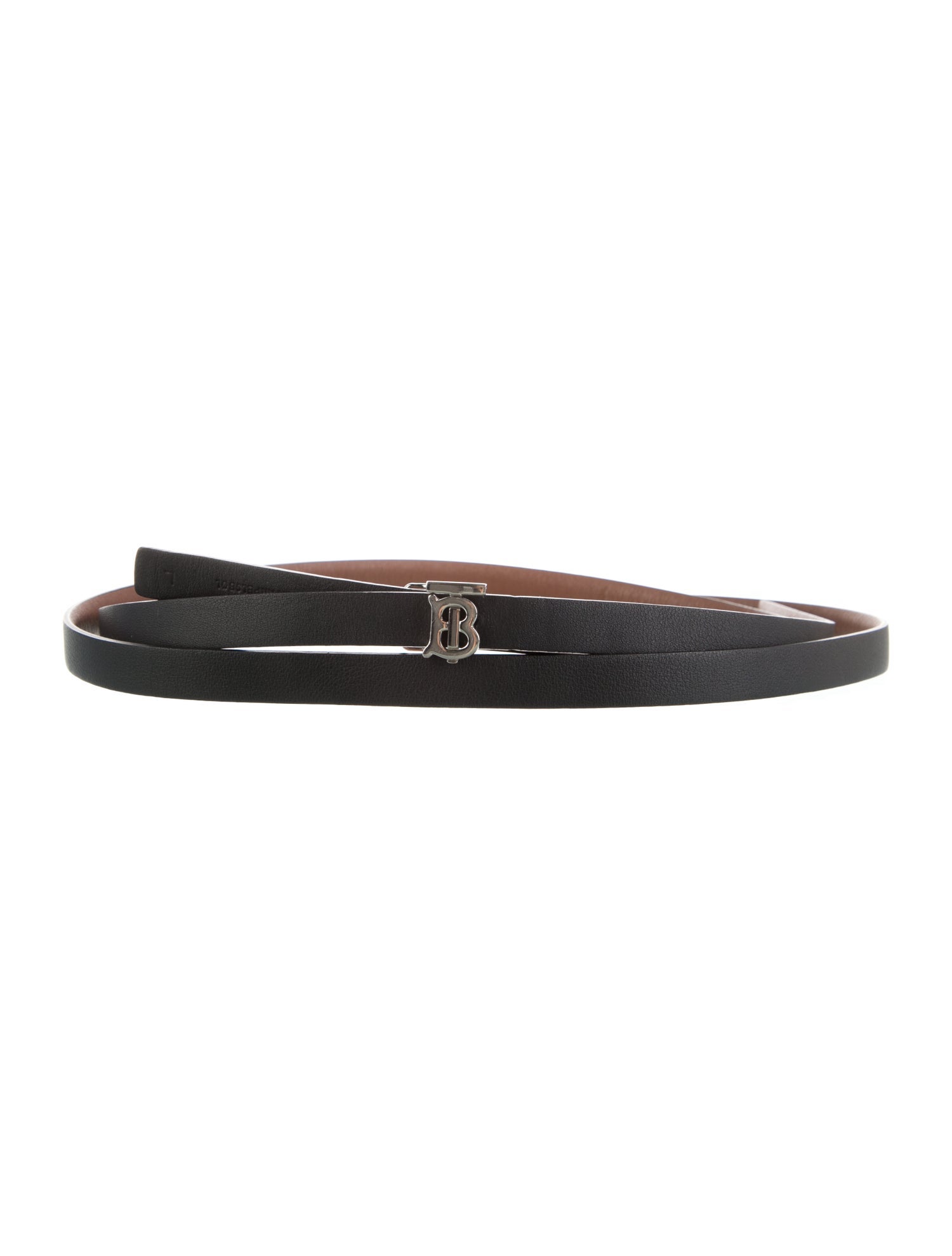 Burberry Skinny Leather Belt