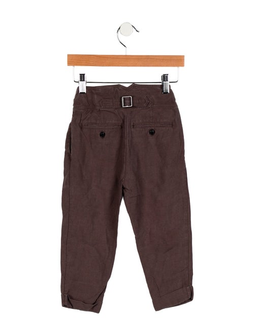 Burberry kid boys' brown pants