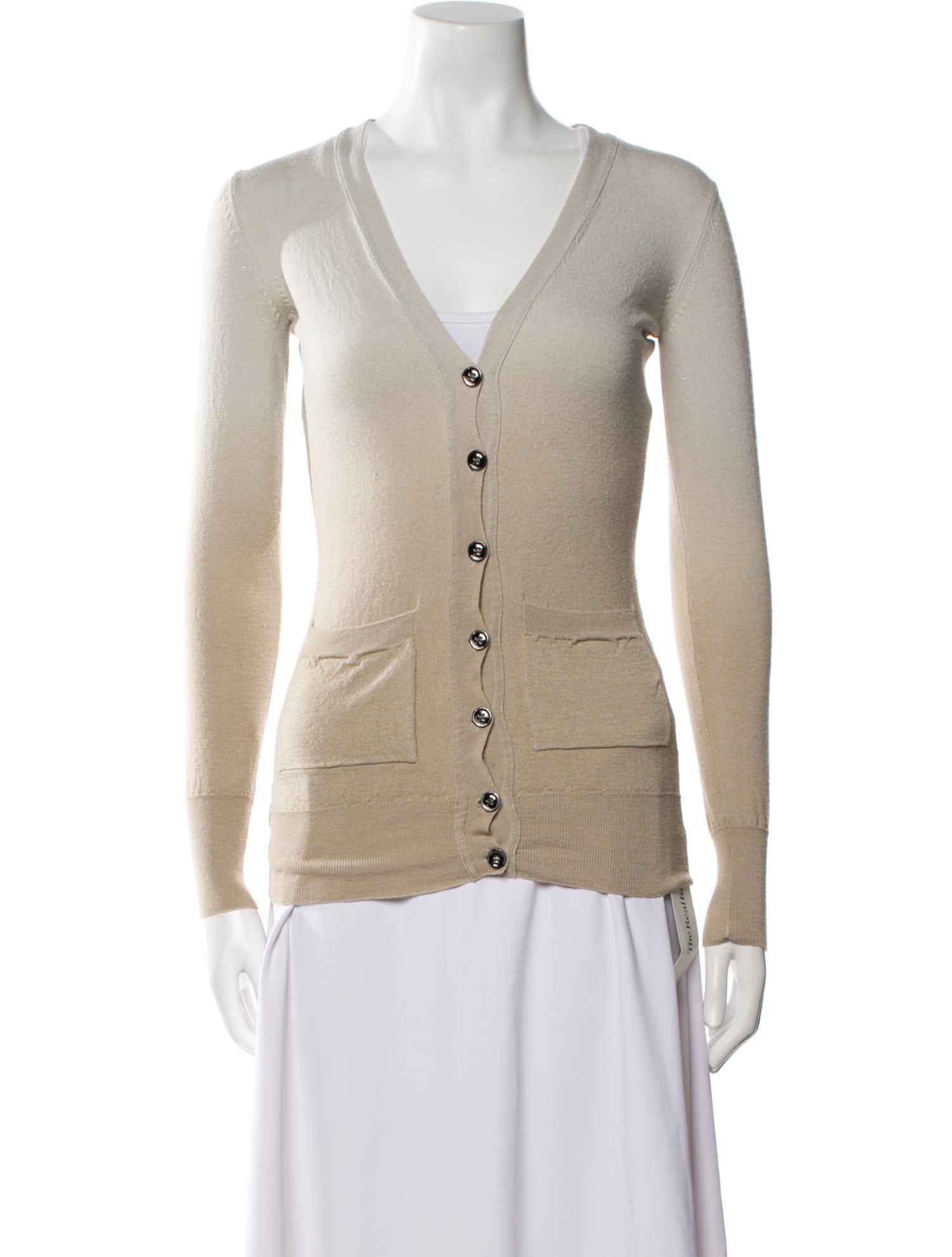 Burberry Merino Wool V-Neck Sweater