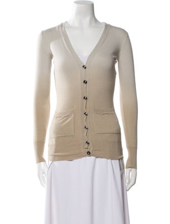 Burberry Merino Wool V-Neck Sweater