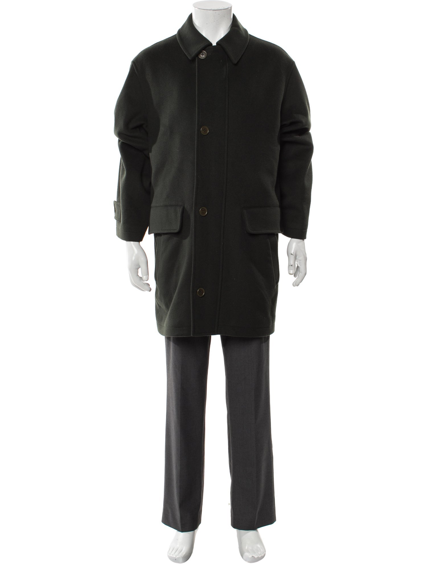 Burberry London Lambswool Overcoat