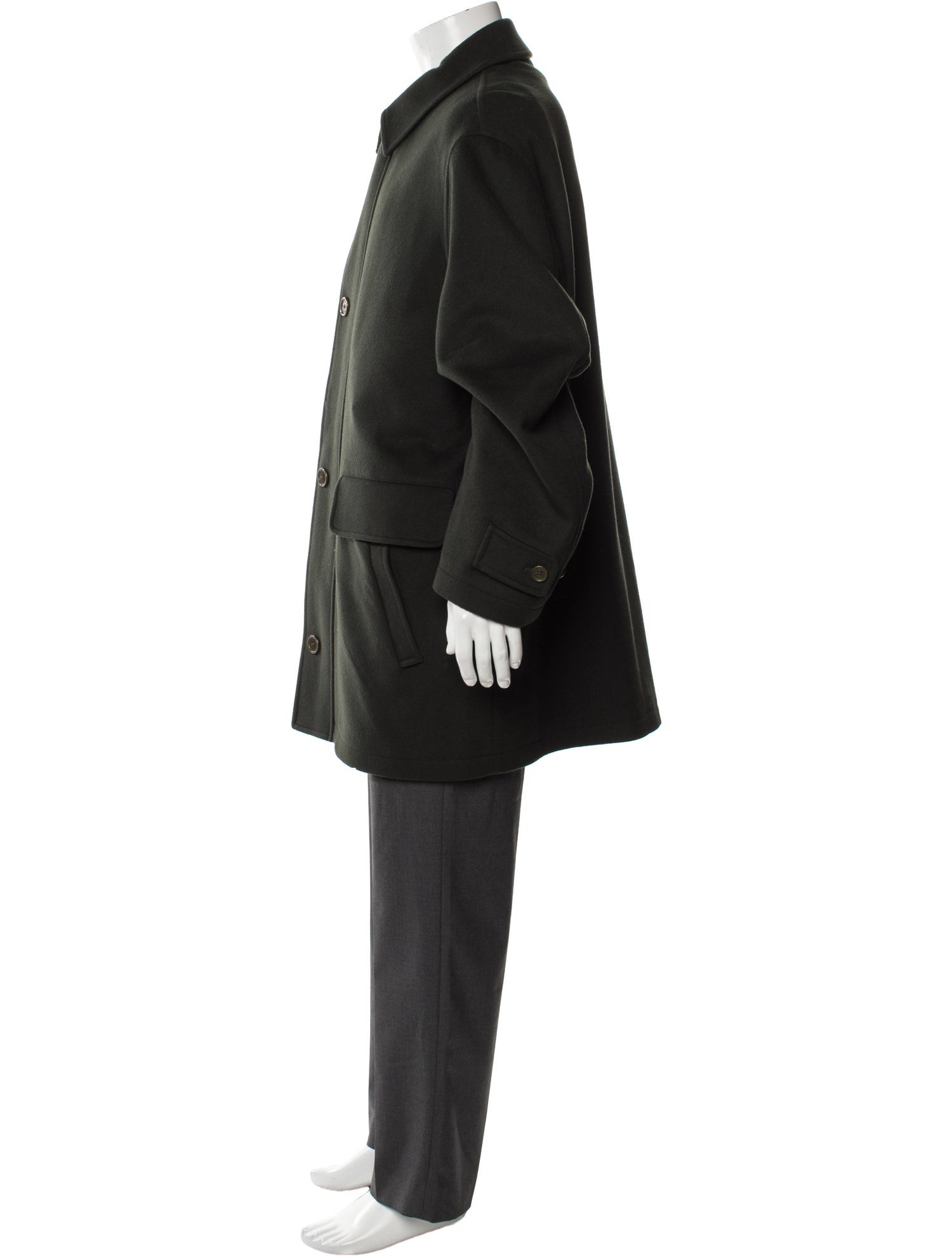 Burberry London Lambswool Overcoat