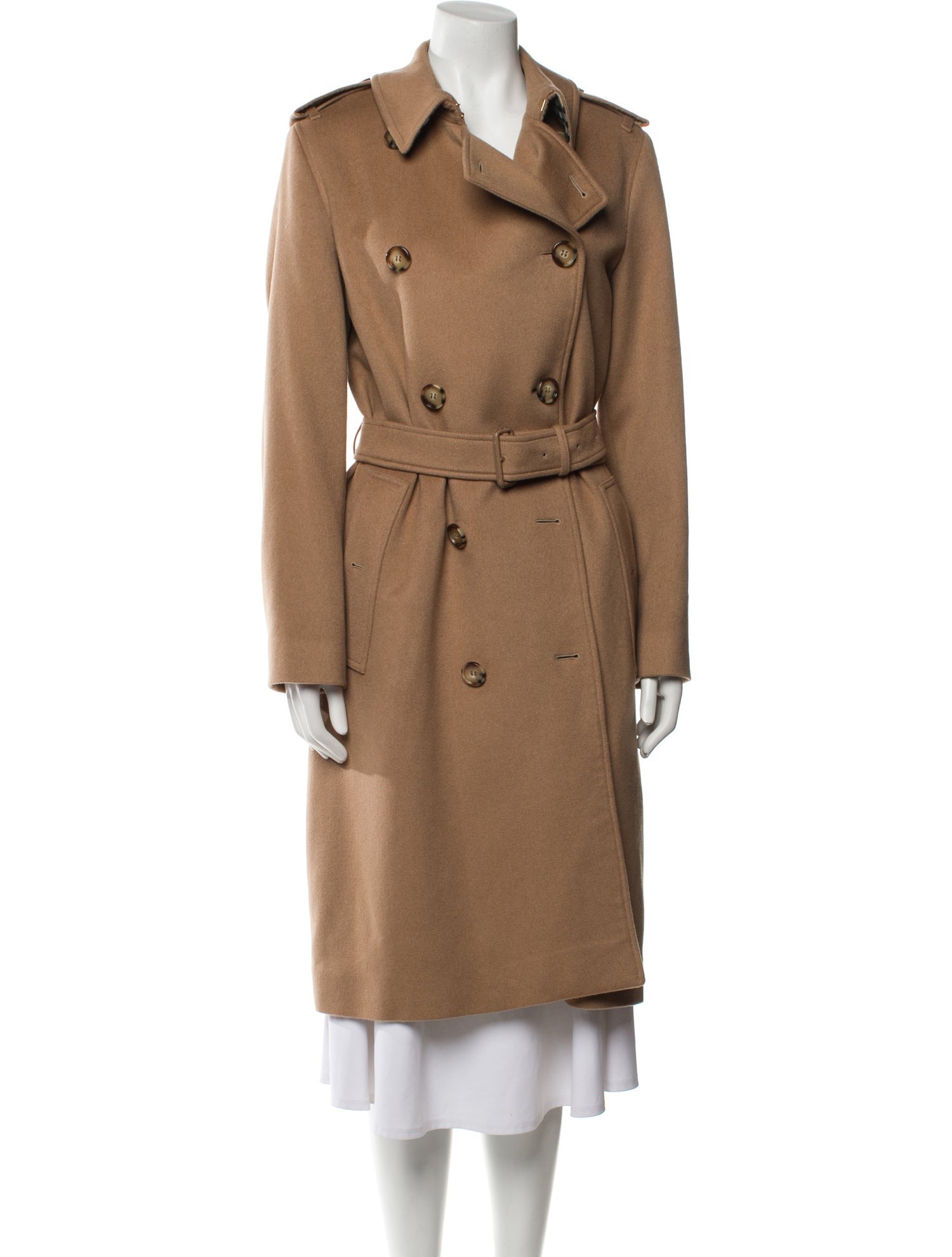 Burberry Cashmere Trench Coat