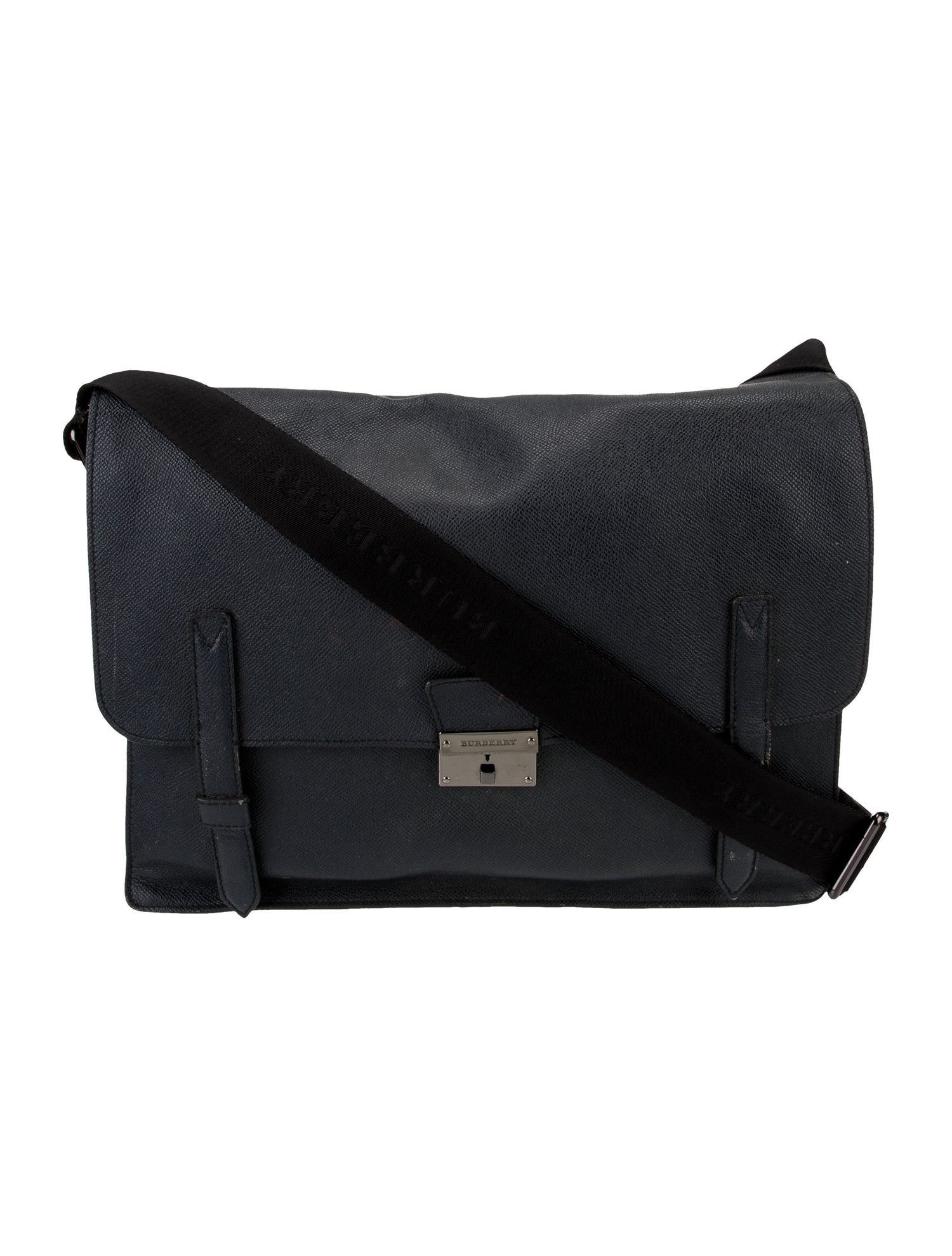 Burberry Leather Messenger Bag