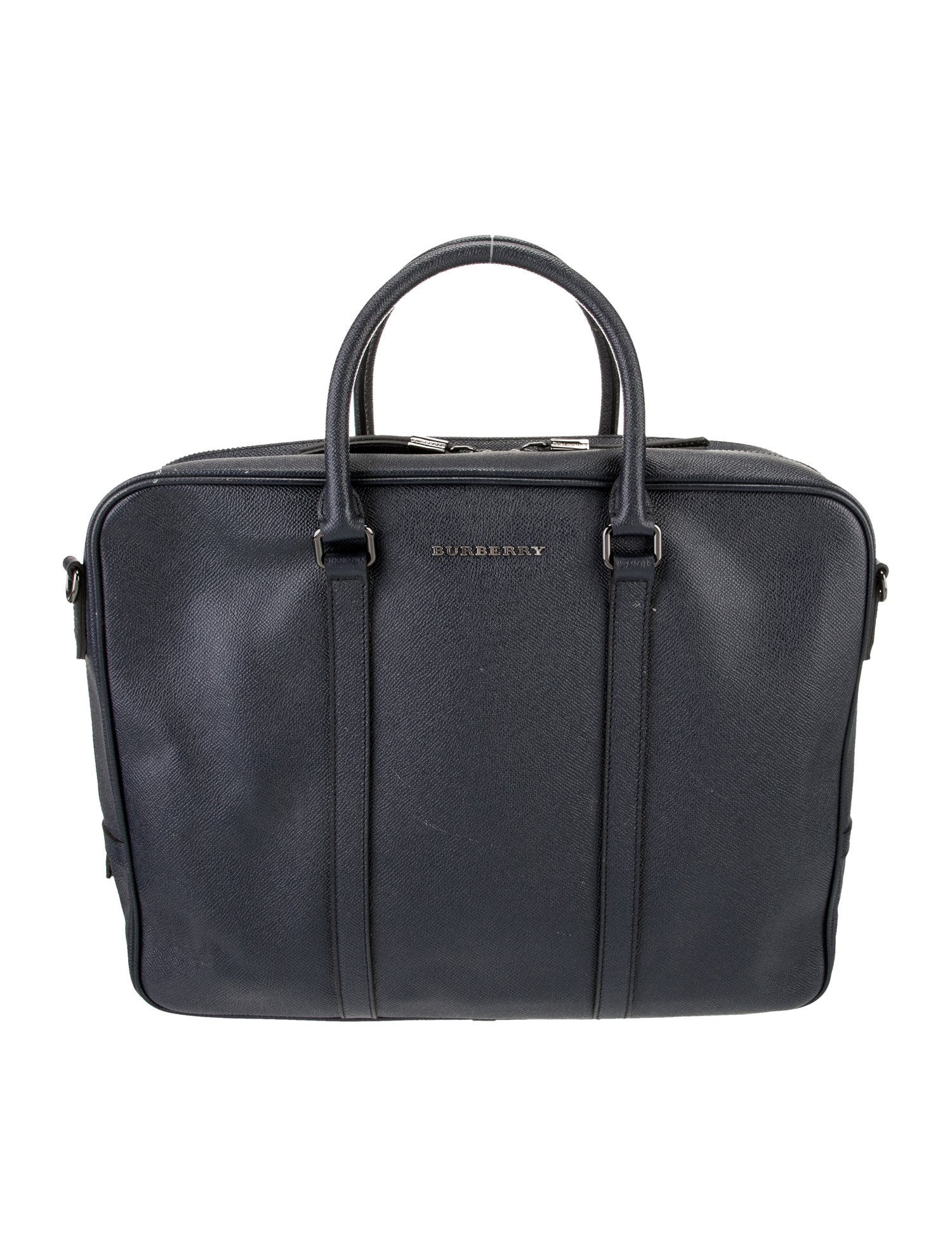 Burberry Saffiano Leather Briefcase