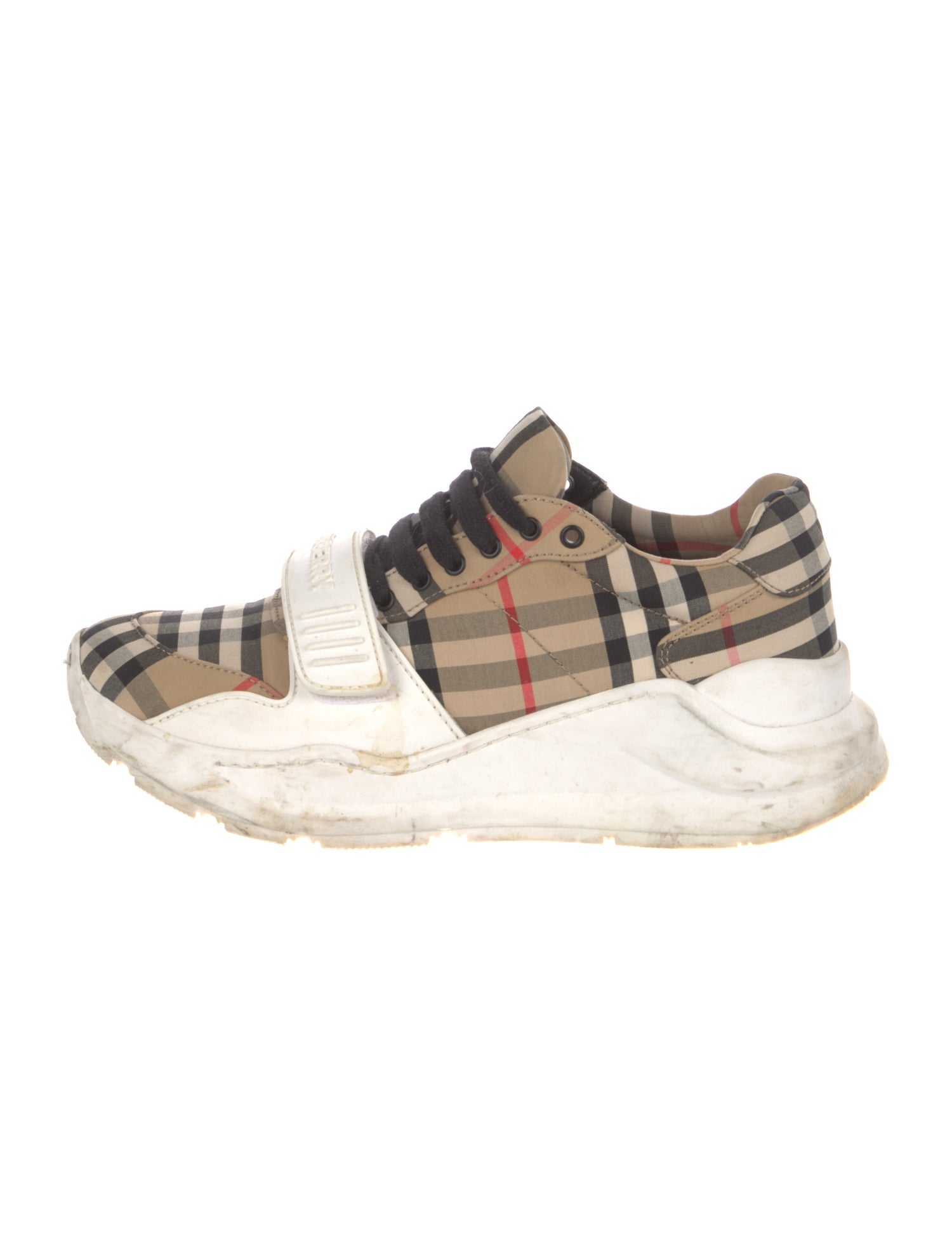 Burberry House Check Pattern Canvas Sneakers