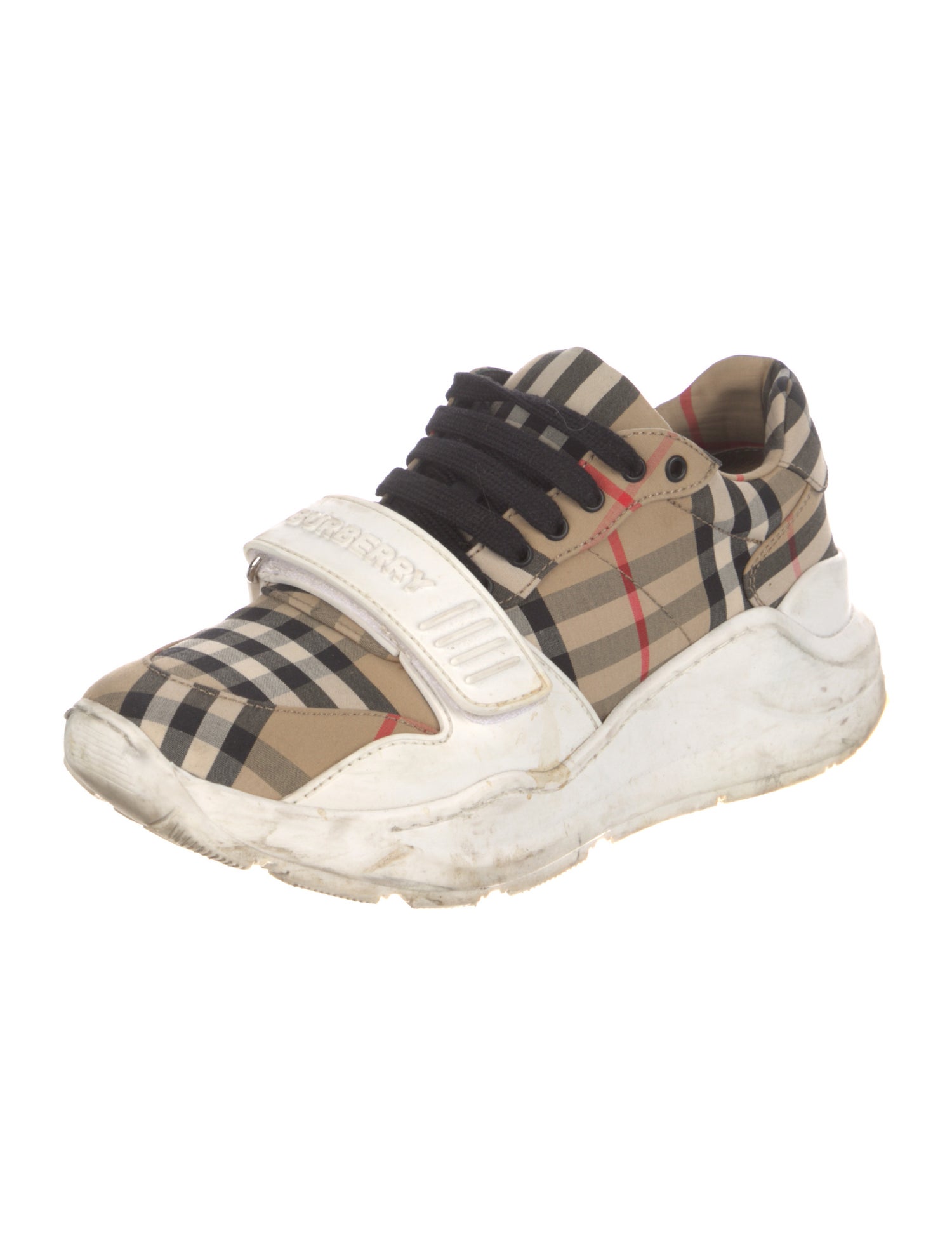 Burberry House Check Pattern Canvas Sneakers