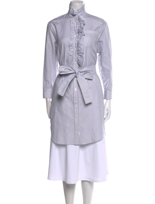 Burberry Striped Mock Neck Tunic