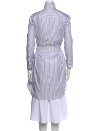 Burberry Striped Mock Neck Tunic