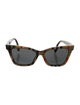 Burberry Nova Check Pattern Cat-Eye Sunglasses