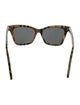 Burberry Nova Check Pattern Cat-Eye Sunglasses