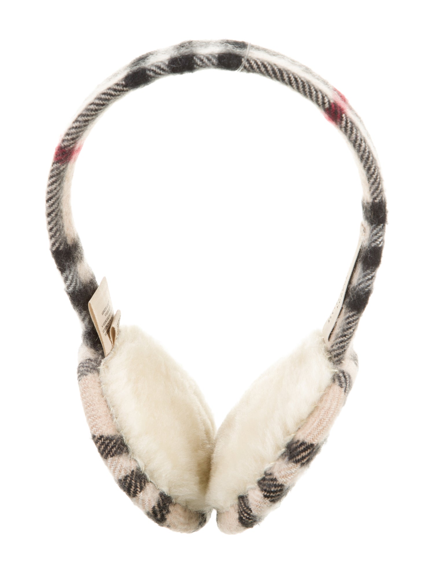 Burberry Burberry Check Cashmere Earmuffs