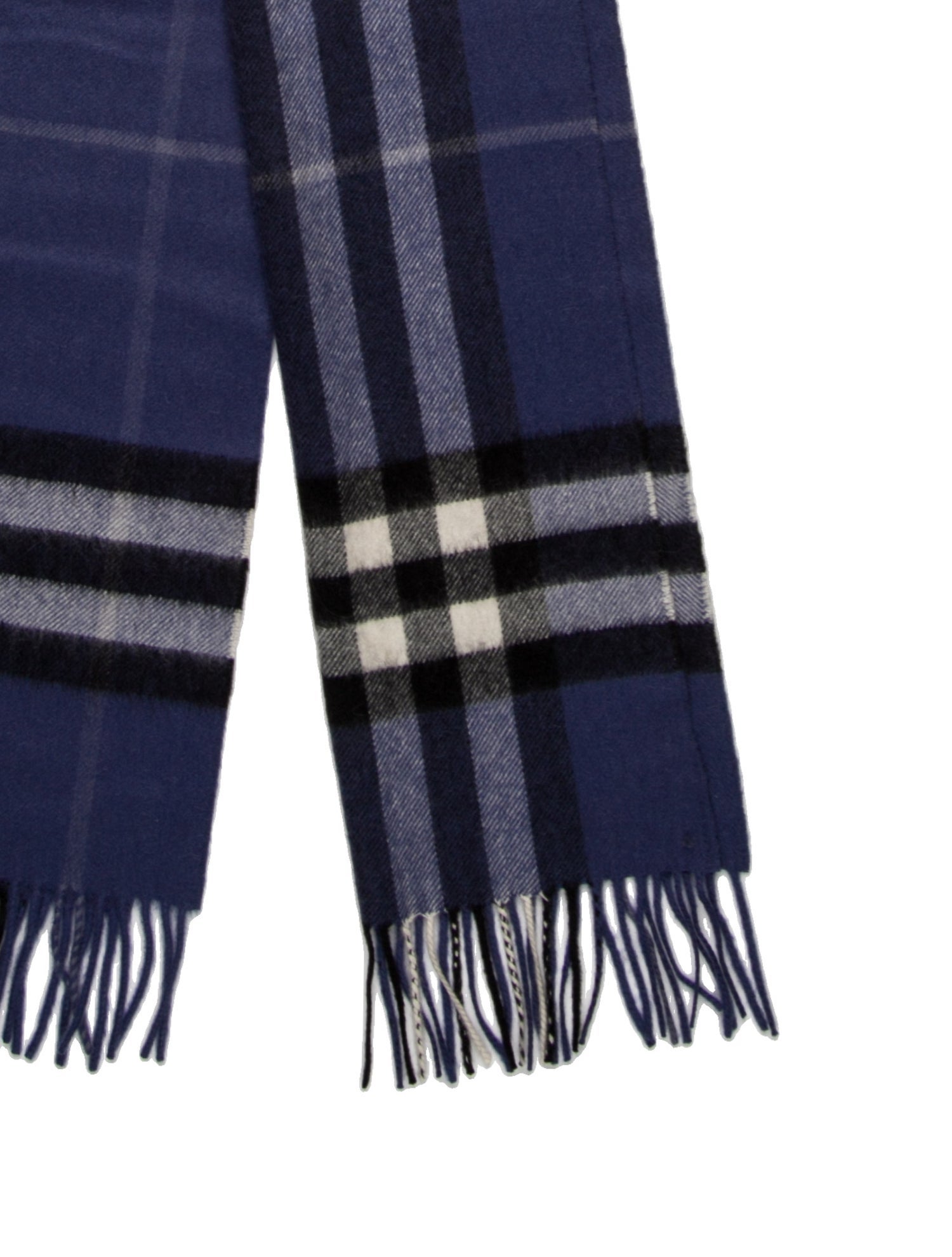 Burberry Cashmere Nova Check Pattern Scarf