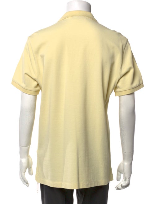 Burberry V-Neck Short Sleeve Polo Shirt