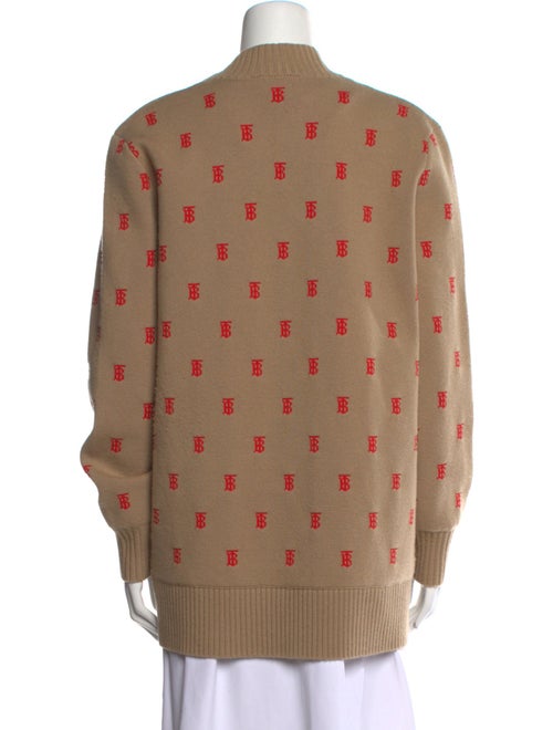 Burberry Printed V-Neck Sweater