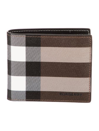 Burberry House Check Pattern Bifold Wallet
