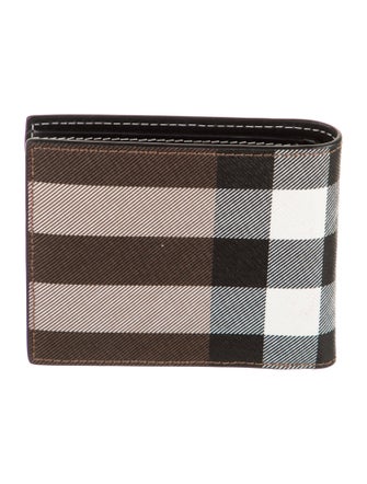 Burberry House Check Pattern Bifold Wallet