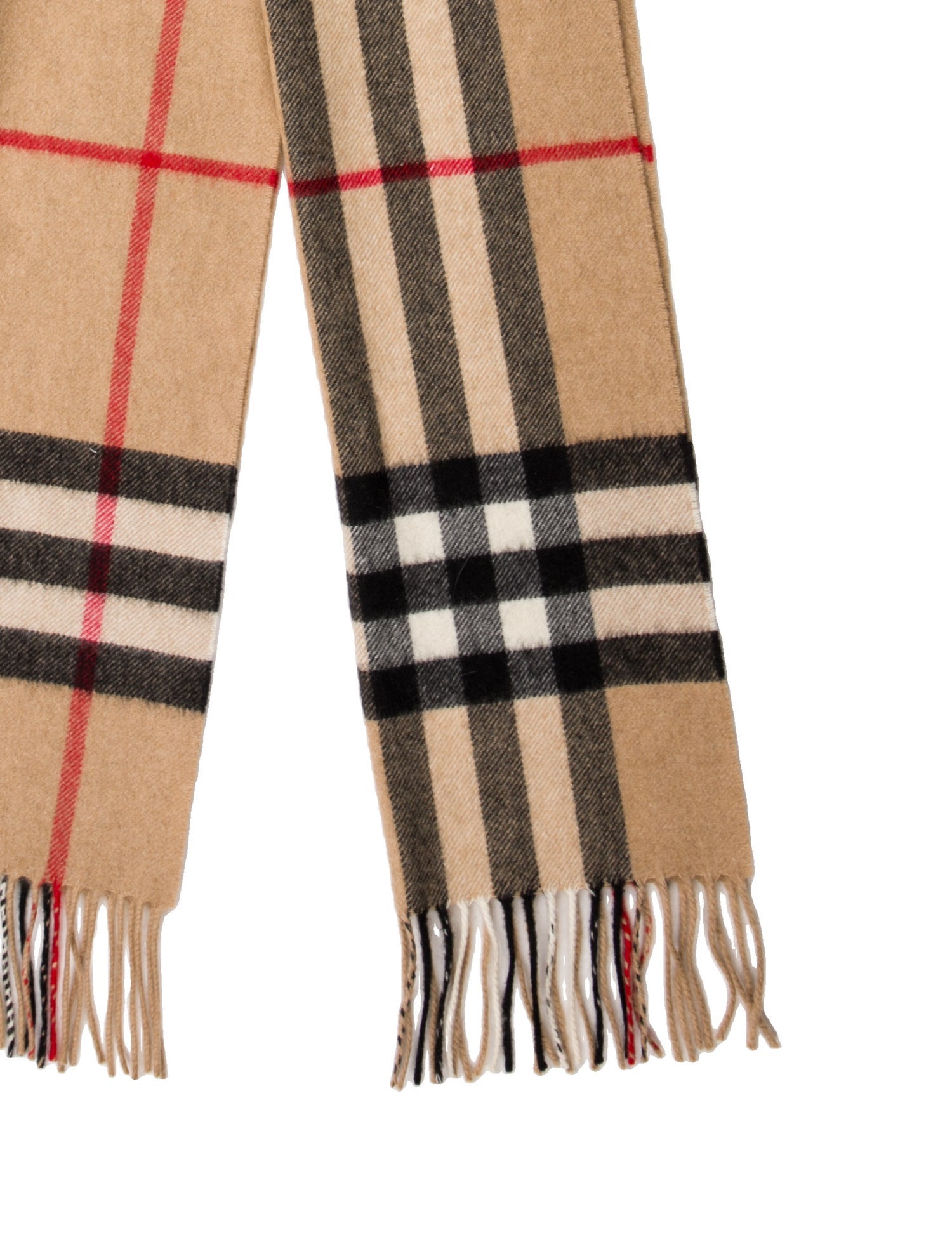 Burberry Cashmere House Check Pattern Scarf
