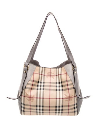 Burberry Haymarket Check Shoulder Bag