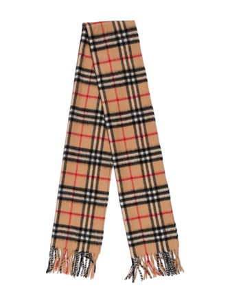 Burberry Cashmere Striped Scarf