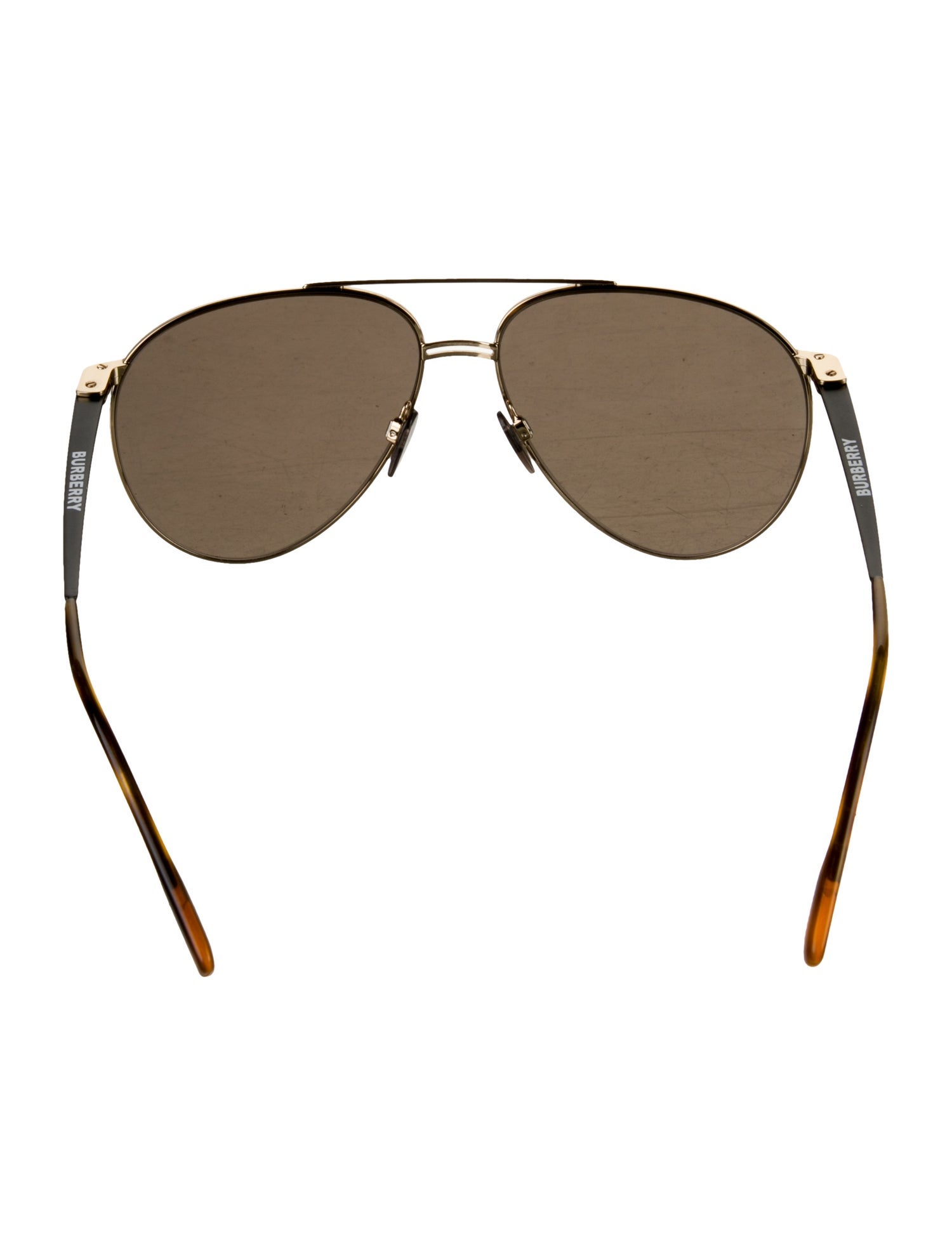Burberry Aviator Mirrored Sunglasses
